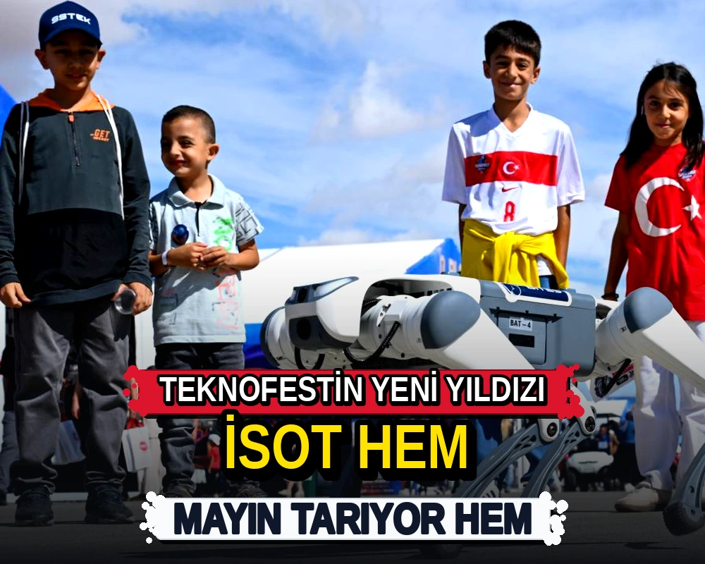 TEKNOFEST'in yeni yıldızı isot hem mayın tarıyor hem halay - Dosya Haber Manşet