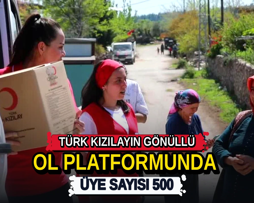 Türk Kızılay'ın 'Gönüllü Ol' platformunda üye sayısı 500 - Dosya Haber Manşet